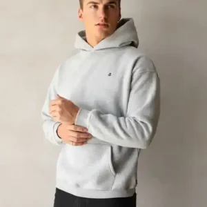 Blakely Anchor Relaxed Hoodie/Marl Grey