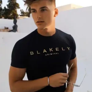 Blakely Goldcross T Shirt/Black