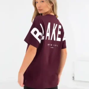 Blakely Isabel Tee/Burgundy