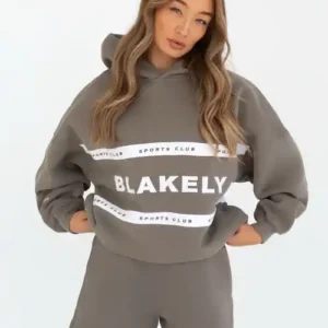 Blakely Serena Oversized Hoodie/Safari Green