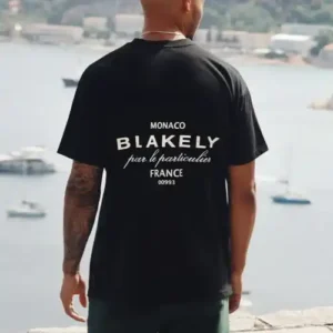 Blakely Monaco Oversized T Shirt/Black