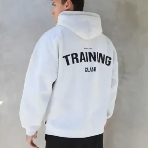 Blakely Training Club Hoodie/Marl White and Black