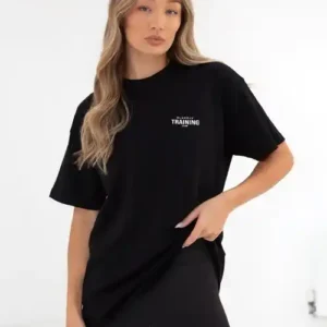 Oversized Training T Shirt/Black