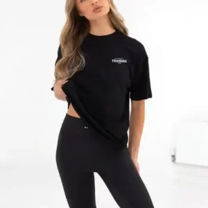 Oversized Training T Shirt/Black